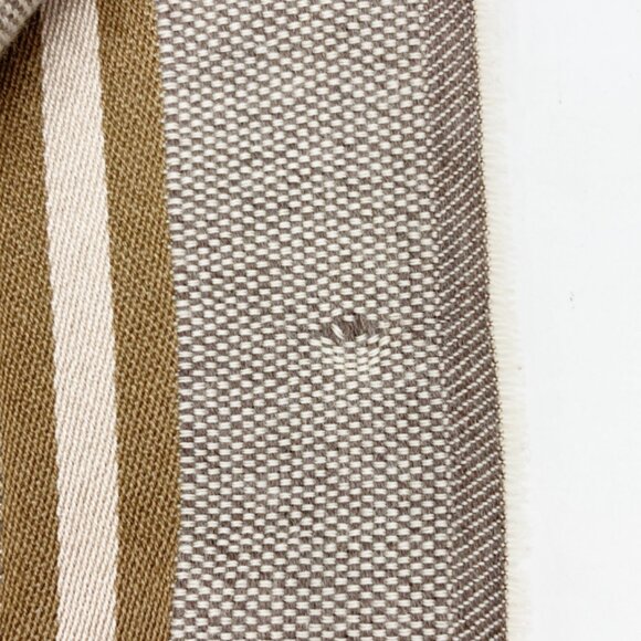 GUCCI women's full-pattern brown wool scarf - Picture 4 of 7